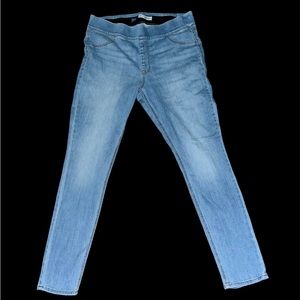 Light Washed Elastic jeggings